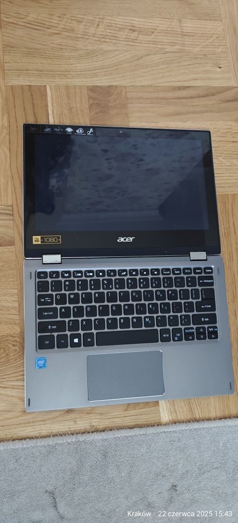 Laptop 2w1 Acer spin1 ekran dotykowy