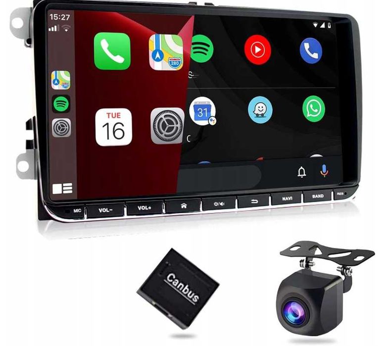 Radio samochodowe android 13 CarPlay 9 cali 1280x720 Bluetooth WiFi