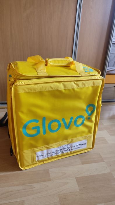Torba termiczna Glovo kurierska jak nowa