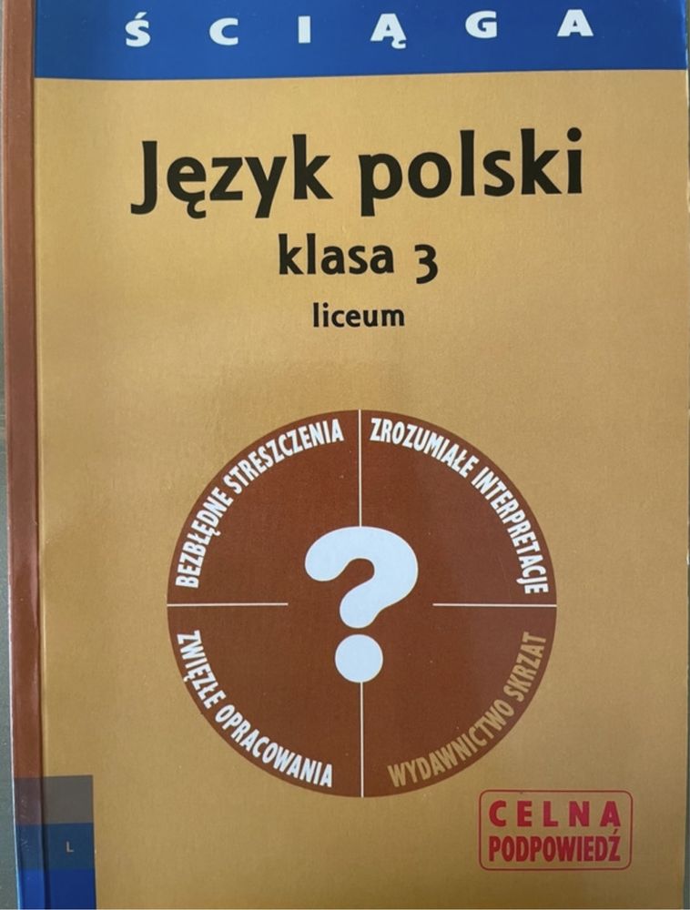Język polski klasa 3 liceum opracowania