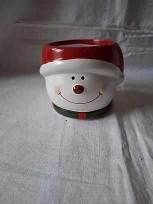 Świąteczna osłonka na małą doniczkę