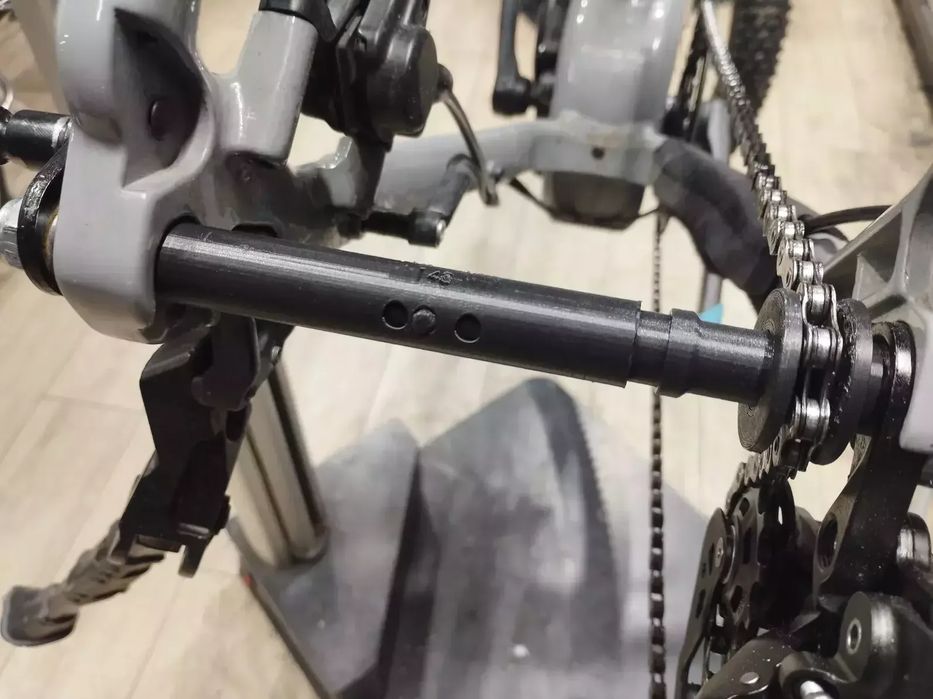 Suporte de Corrente Ajustável para Bicicleta (sem parafuso ou cola)