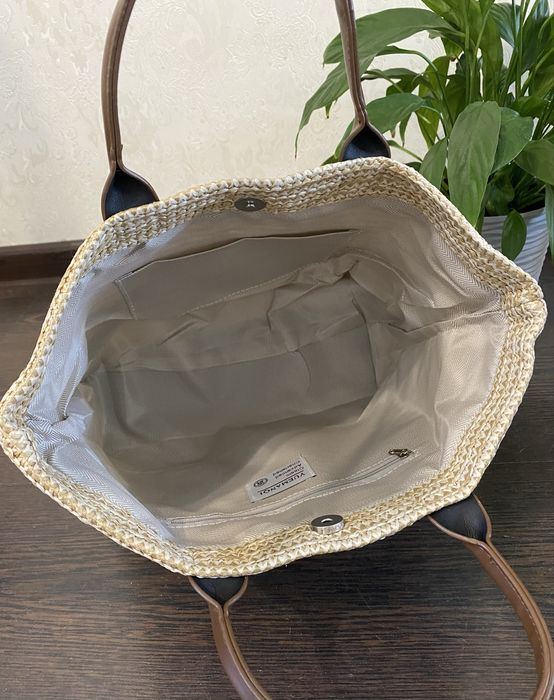 Плетена сумка літня