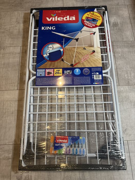 Nowa suszarka do ubran Vileda King gwarancja