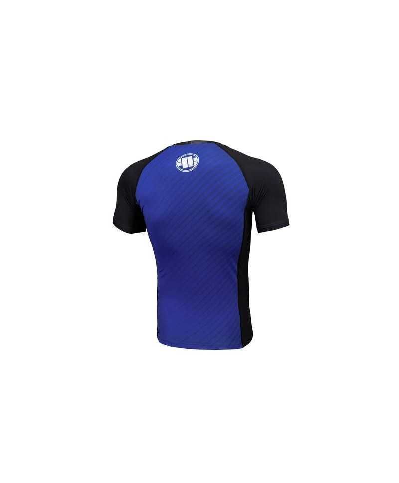 PIT BULL Rashguard CHEST LOGO Niebieski M L