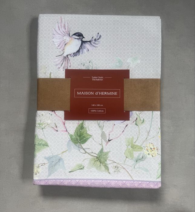 Obrus na stół  + podkładki Maison d’Hermine