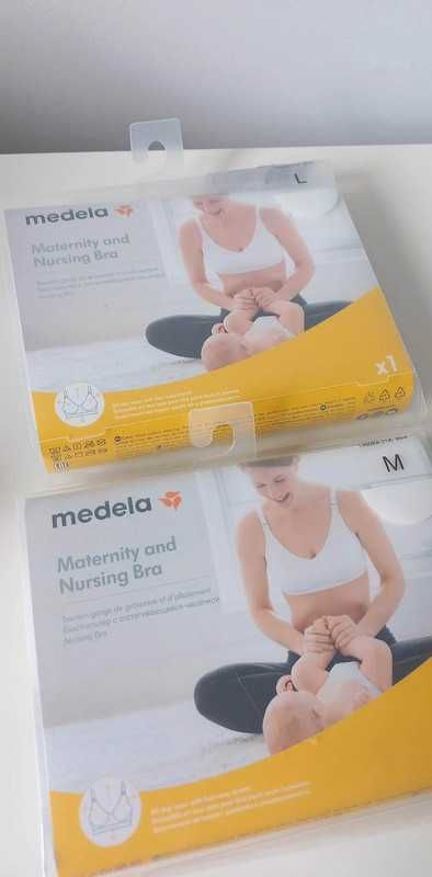 Biustonosz bezszwowy do karmienia Medela  czarny XL