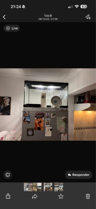 2 aquarios para desocupar espaço