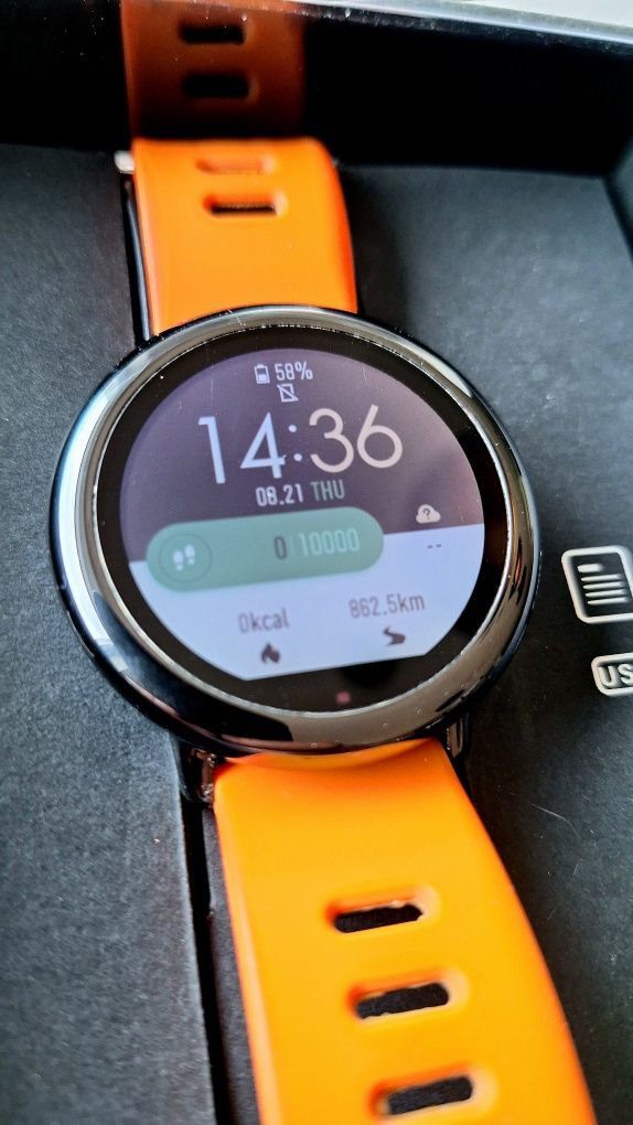 Amazfit Pace – smartwatch GPS – bardzo dobry stan