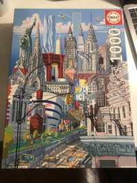 Puzzle 1000 pecas NYC Educa