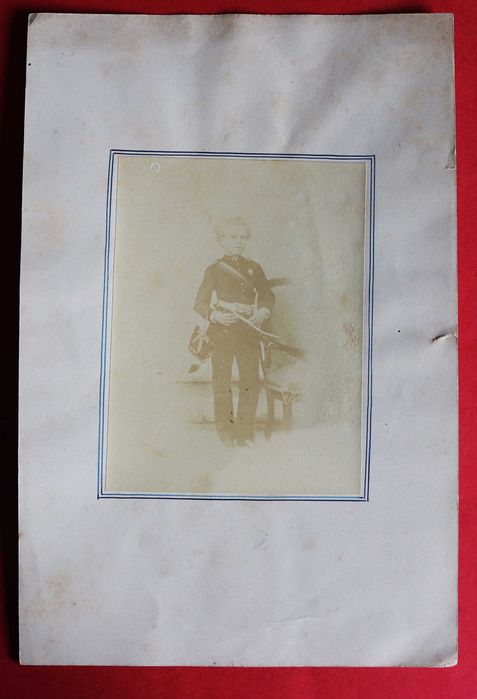 Infante D Afonso cc1863 uniforme e carabina Westley Richards