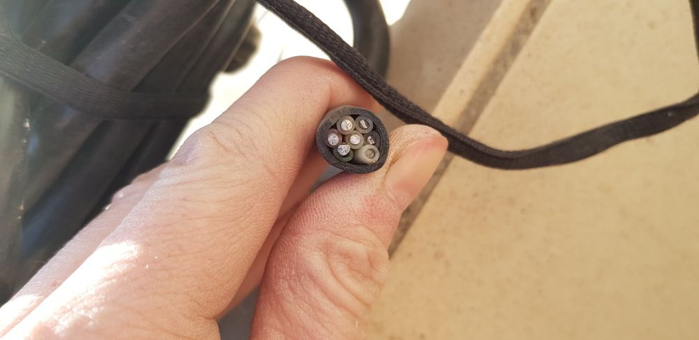 Кабель алюминий 7 и 10 жил 30 метров