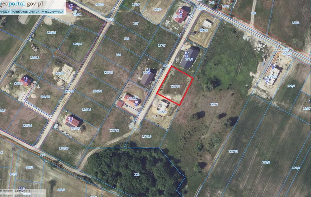 Działka budowlana 16 km od Wrocławia