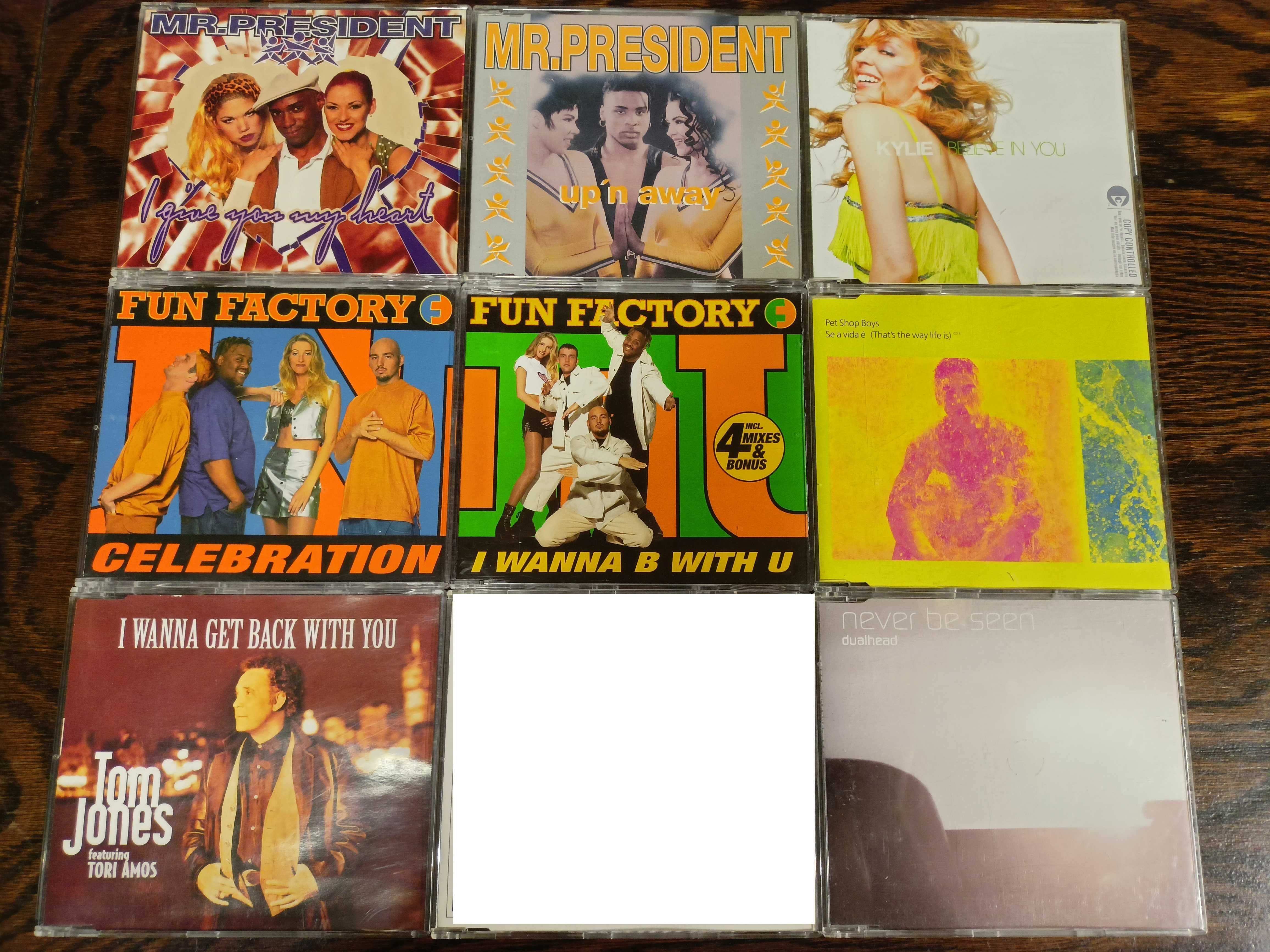 Single, płyty CD mix - dance, pop, techno, rock, reggae, inne