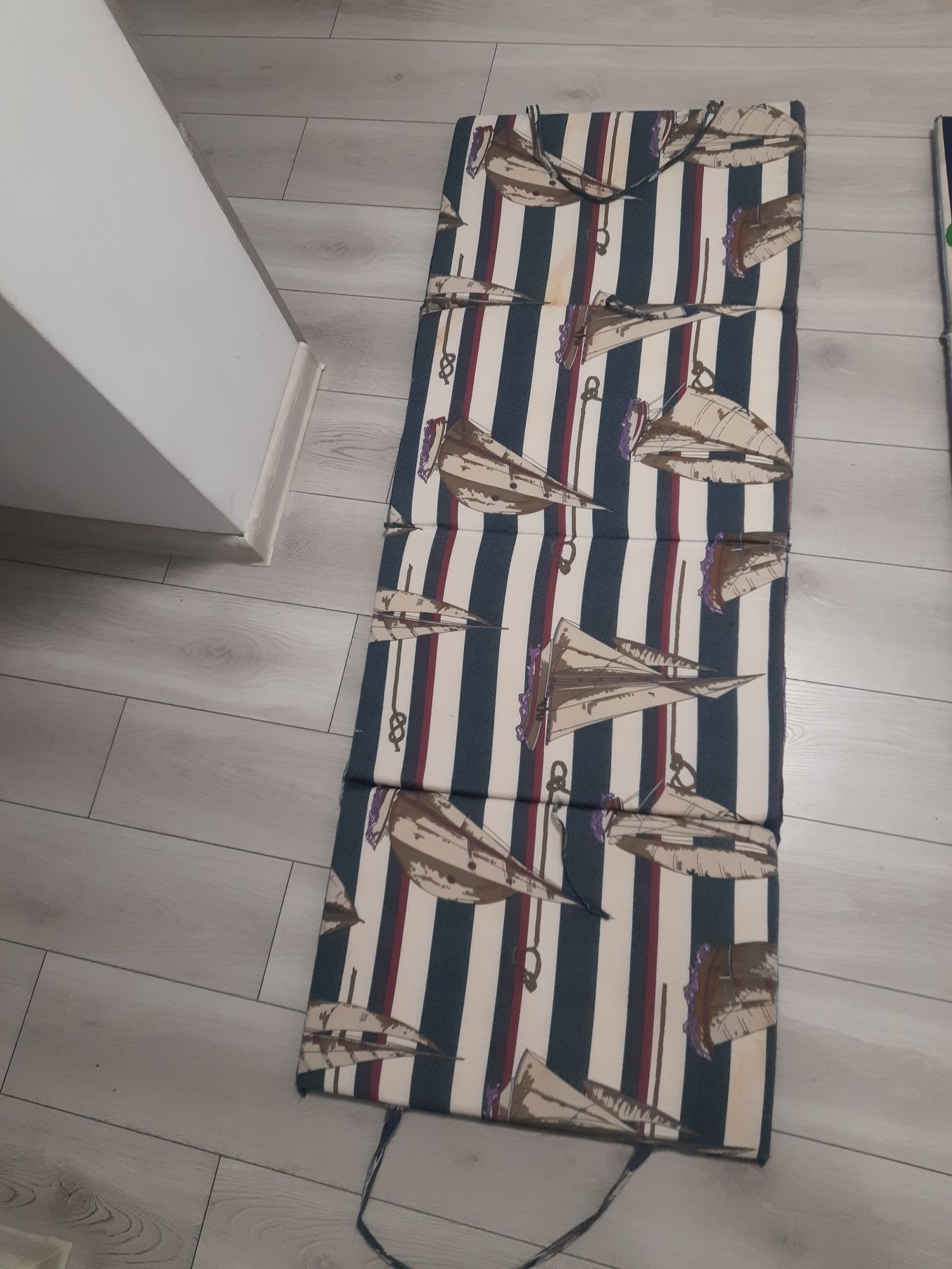 Leżak plazowy składany materac lezanka plażowa