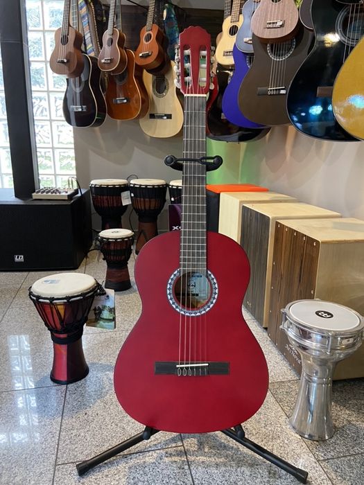 Gitara klasyczna 3/4 Gewa kolor czerwony - matowy Krys...