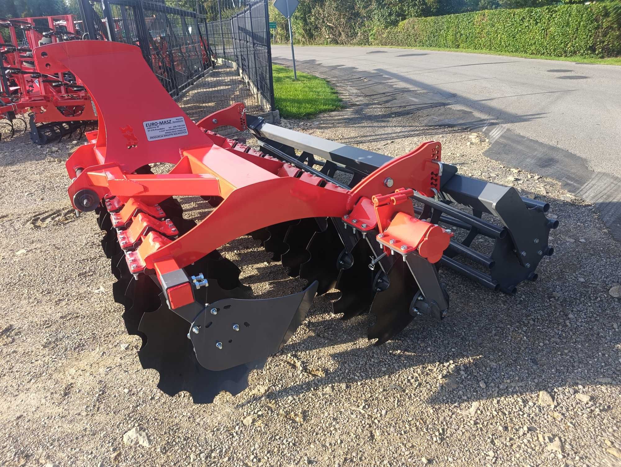 EURO-MASZ brona talerzowa ciężka/talerzówka bez hydropaku 510-560 tal