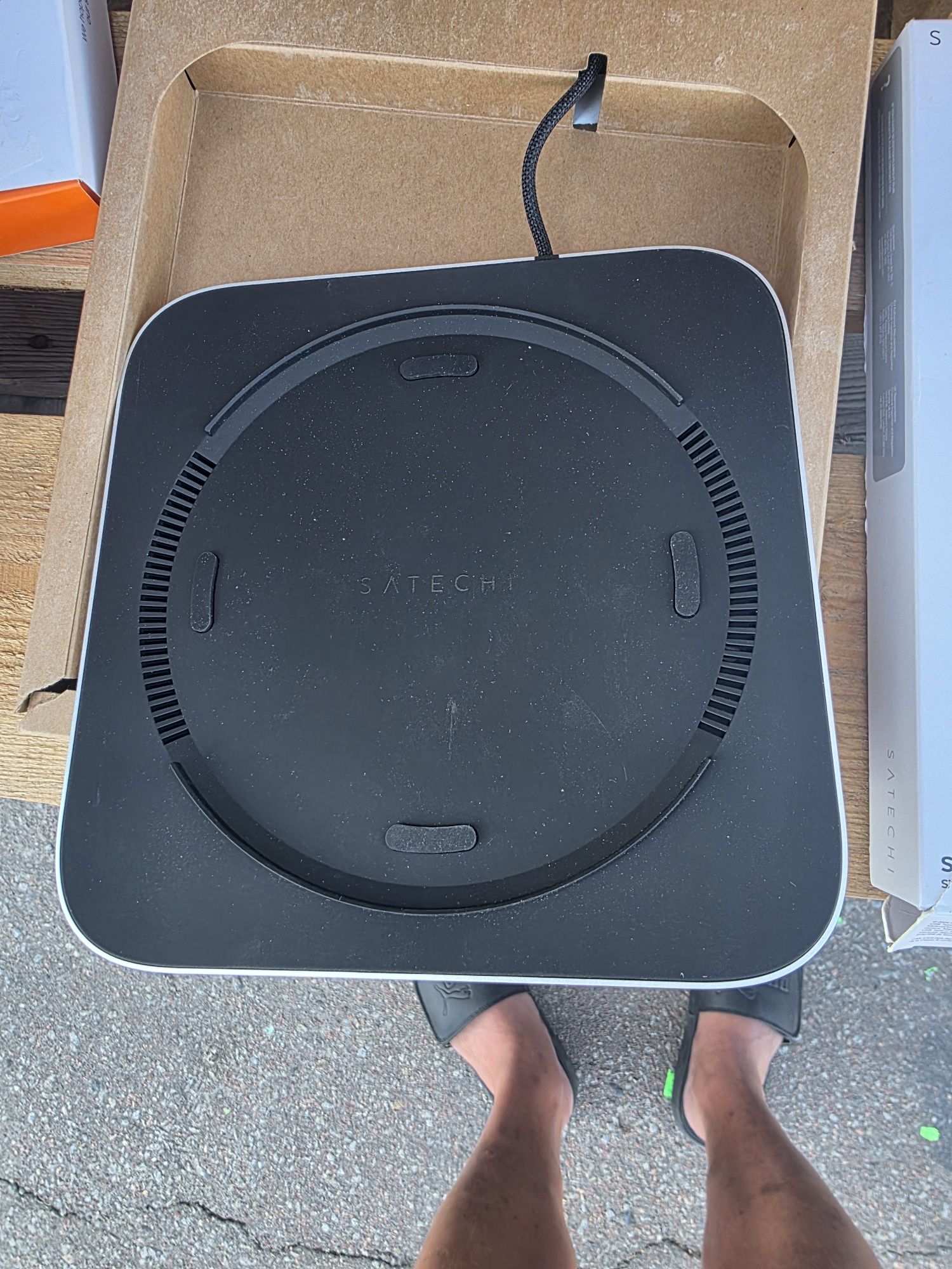 Док-станція Satechi Stand & Hub For Mac Mini / Studio With NVMe SSD En