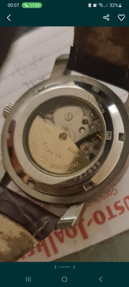 Vendo Relógio Vacheron Constantin Geneve
