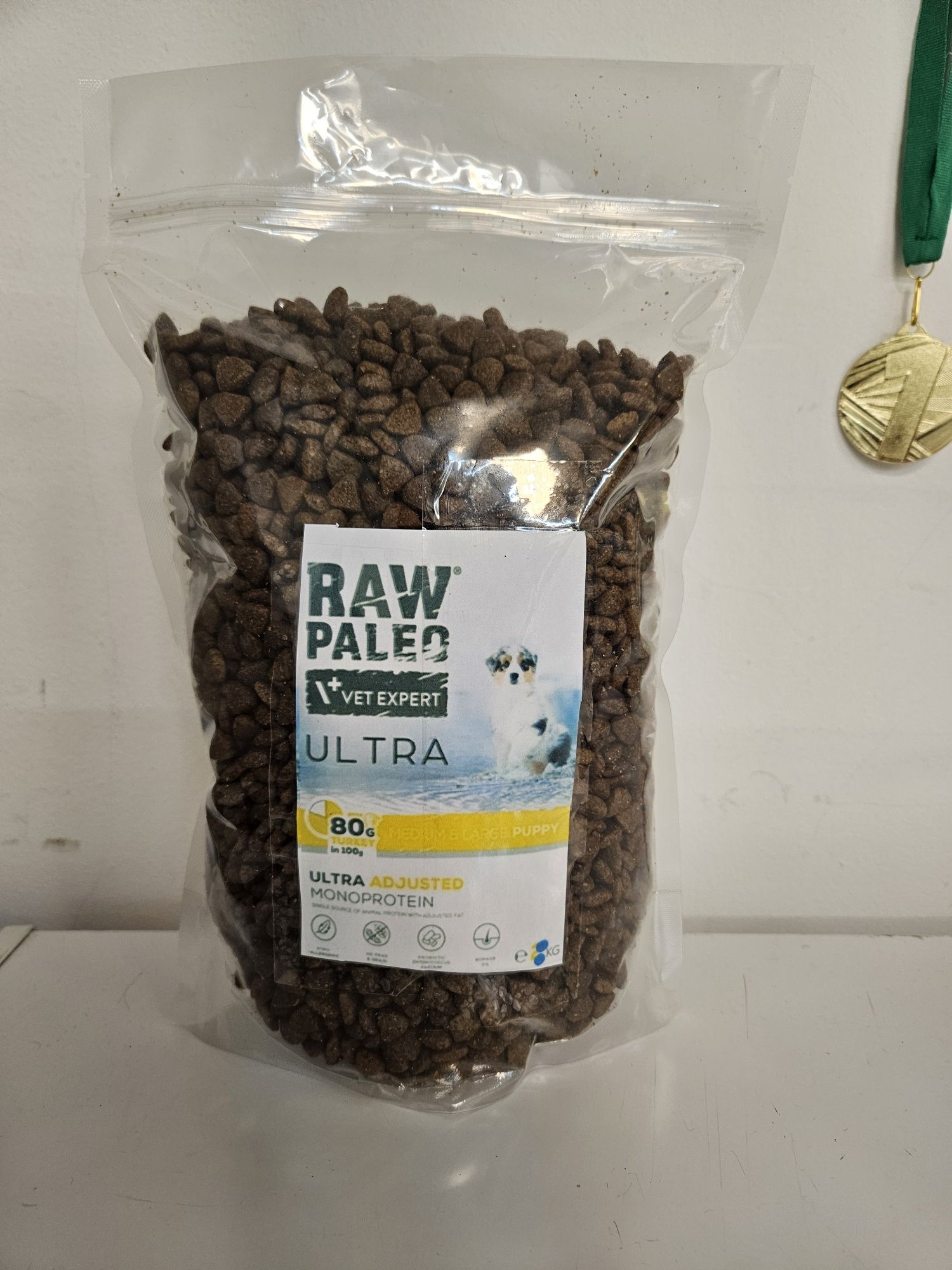 Raw Paleo Ultra Medium &Large Puppy Turkey 3kg