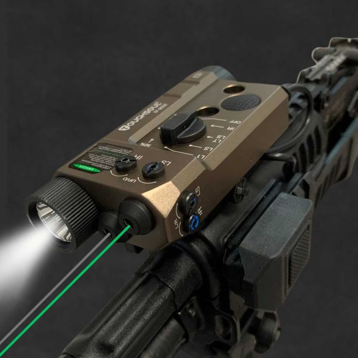 Фонарь Toughsoul тактический лазерный прицел зеленый/ИК-лазер ЛЦУ