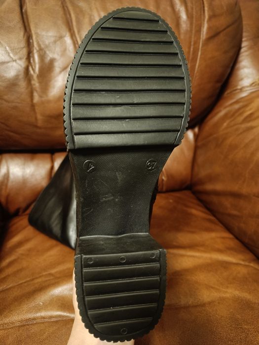 Шкіряні зимові сапоги