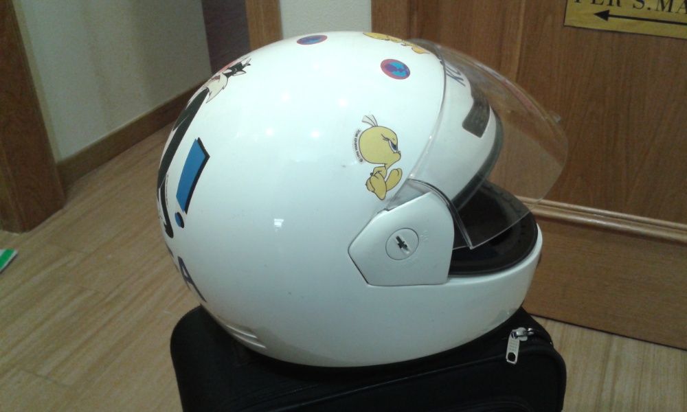 Capacete CMS branco