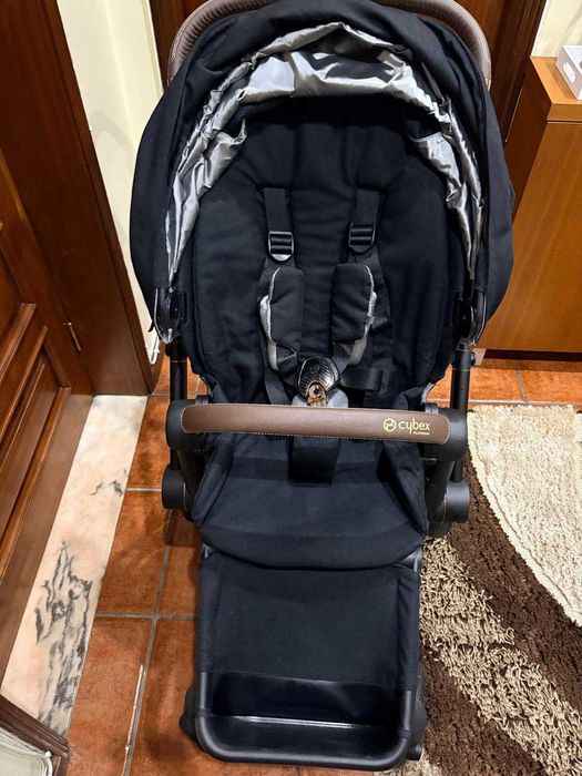 Carrinho de Bebé Cybex Priam Rosegold Sepia Black