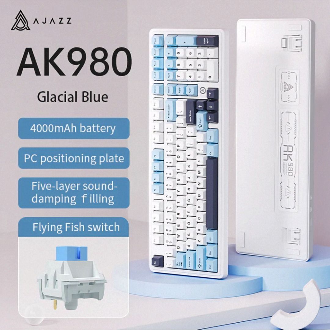 ‼️AJAZZ AK980 Glacial Blue‼️