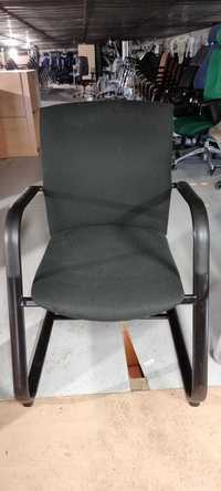 Fotel konferencyjny czarny COMFORTO fotele konfernecyjne czarne 2 szt