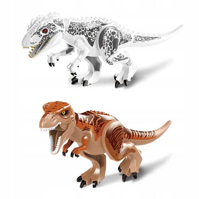 Jurassic World Tyranozaur Rex Indominus Dinozaury