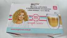 Mg Home Renza 2 szklanki z podwójną ścianką 350 ml