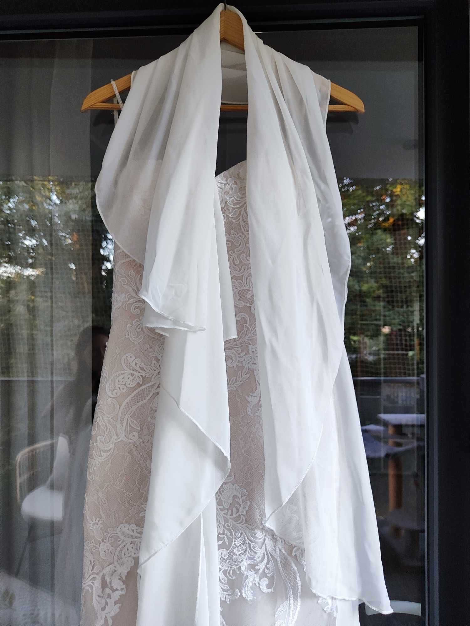 Suknia ślubna Amy Love Bridal - Natasha + welon, bolerko i kolczyki