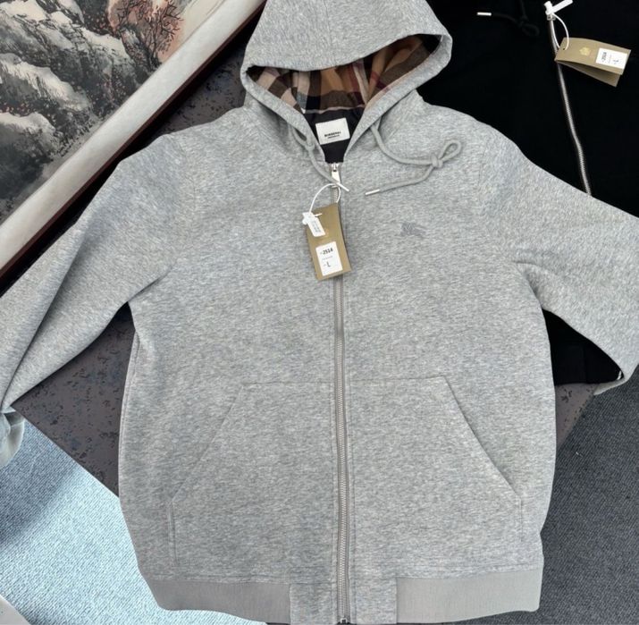 ‼️ЦІНУ ЗНИЖЕНО‼️ Зіп Худі Burberry / кофта на замку барбері