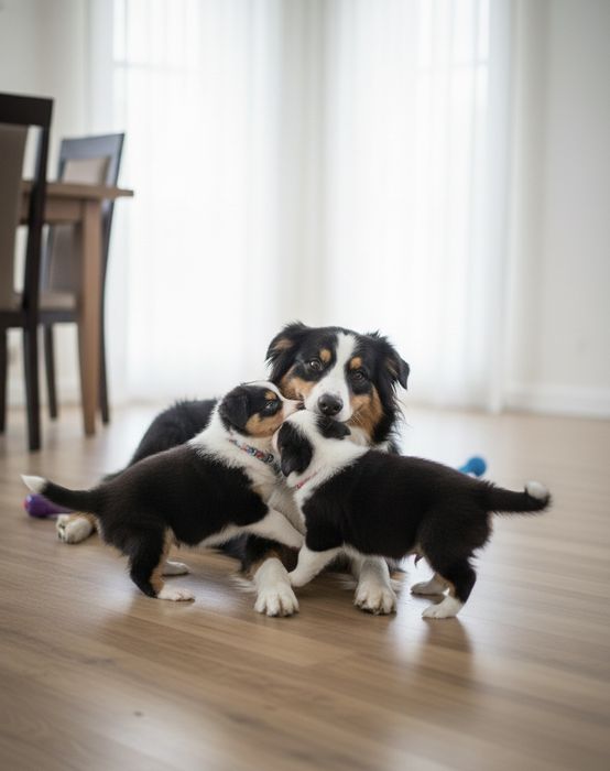 Border collie szczeniak suczka gotowa na zmianę domu