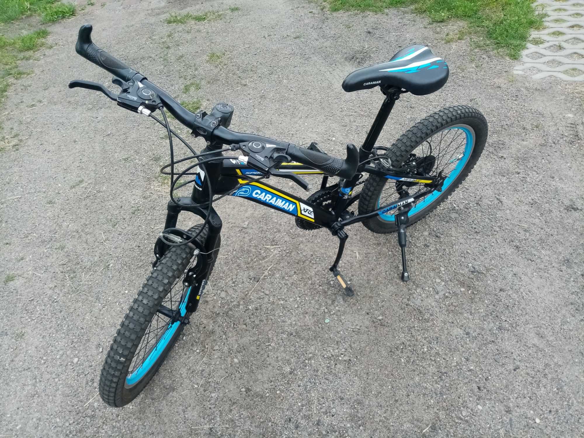 Rower dla chłopca 5-10 lat CARAIMAN 20" przerzutki amortyzator stopka