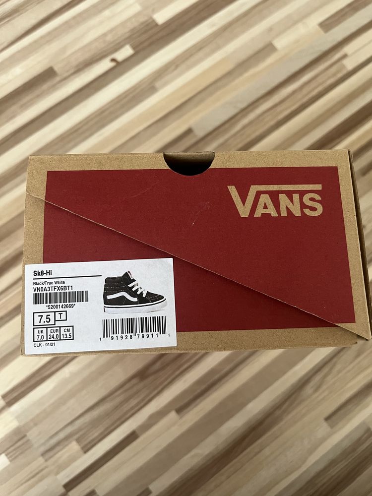 Buty dzieciece Vans