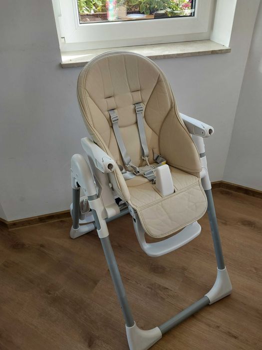 Krzesełko do karmienia SMIKI jasny beż, regulowane JAK NOWE Smyk