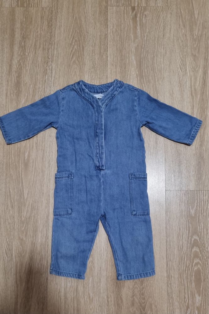 Джинсовый Комбинезон Zara 86 размер