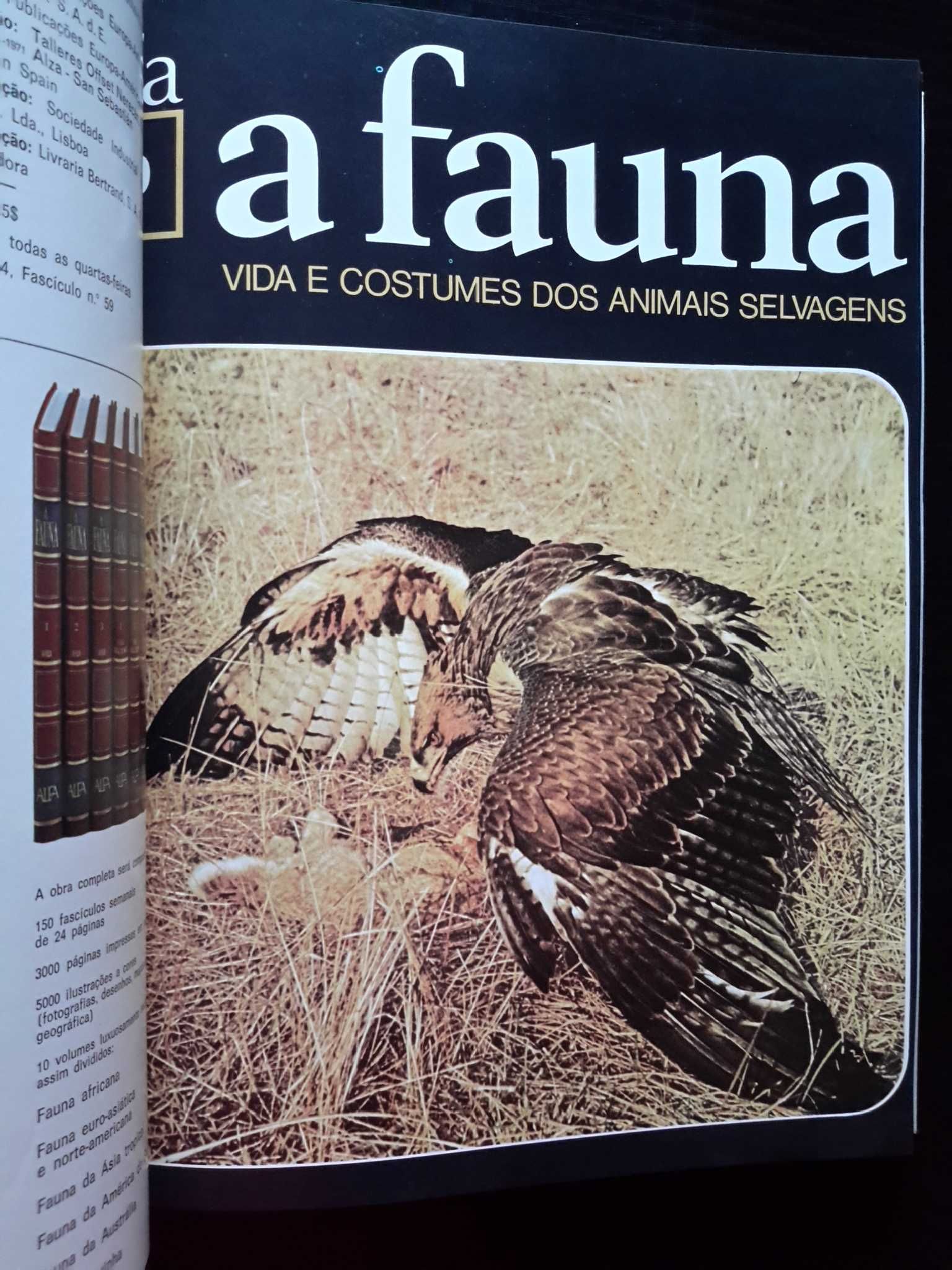 A Fauna - Vida e Costumes dos Animais Selvagens (capas)