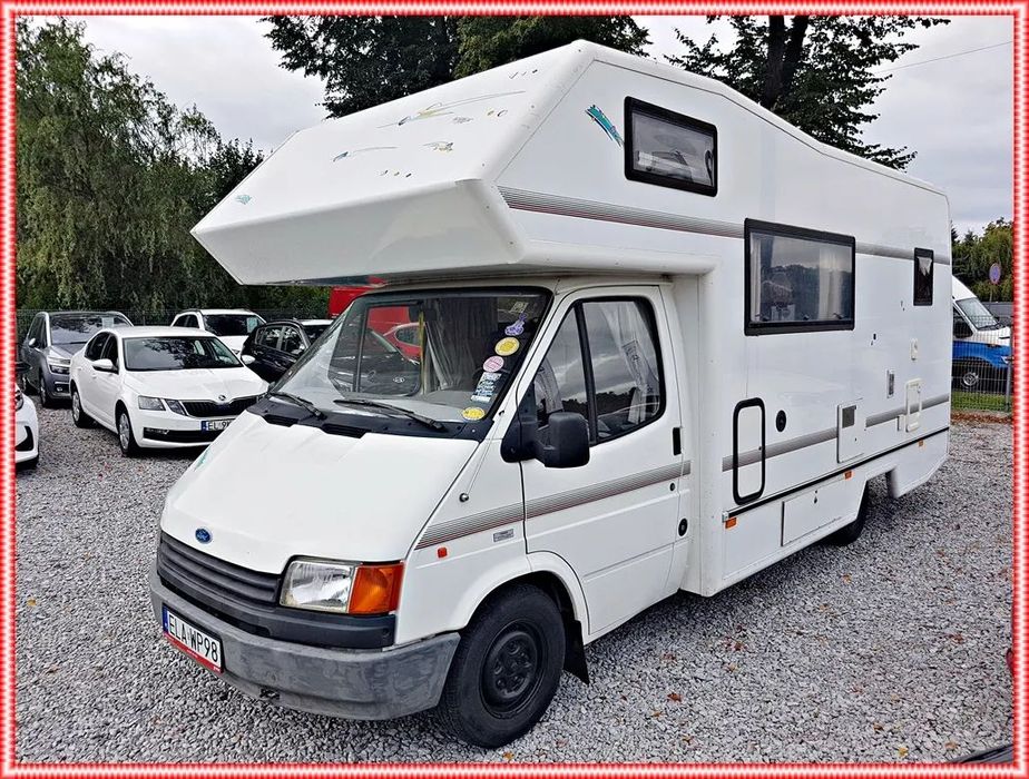 Ford TRANSIT  Ładny KAMPER 2.0 benz 98KM przeb 130tys 6osobowy WARTO !!
