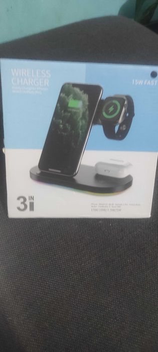 Ładowarka indukcyjna 3w1