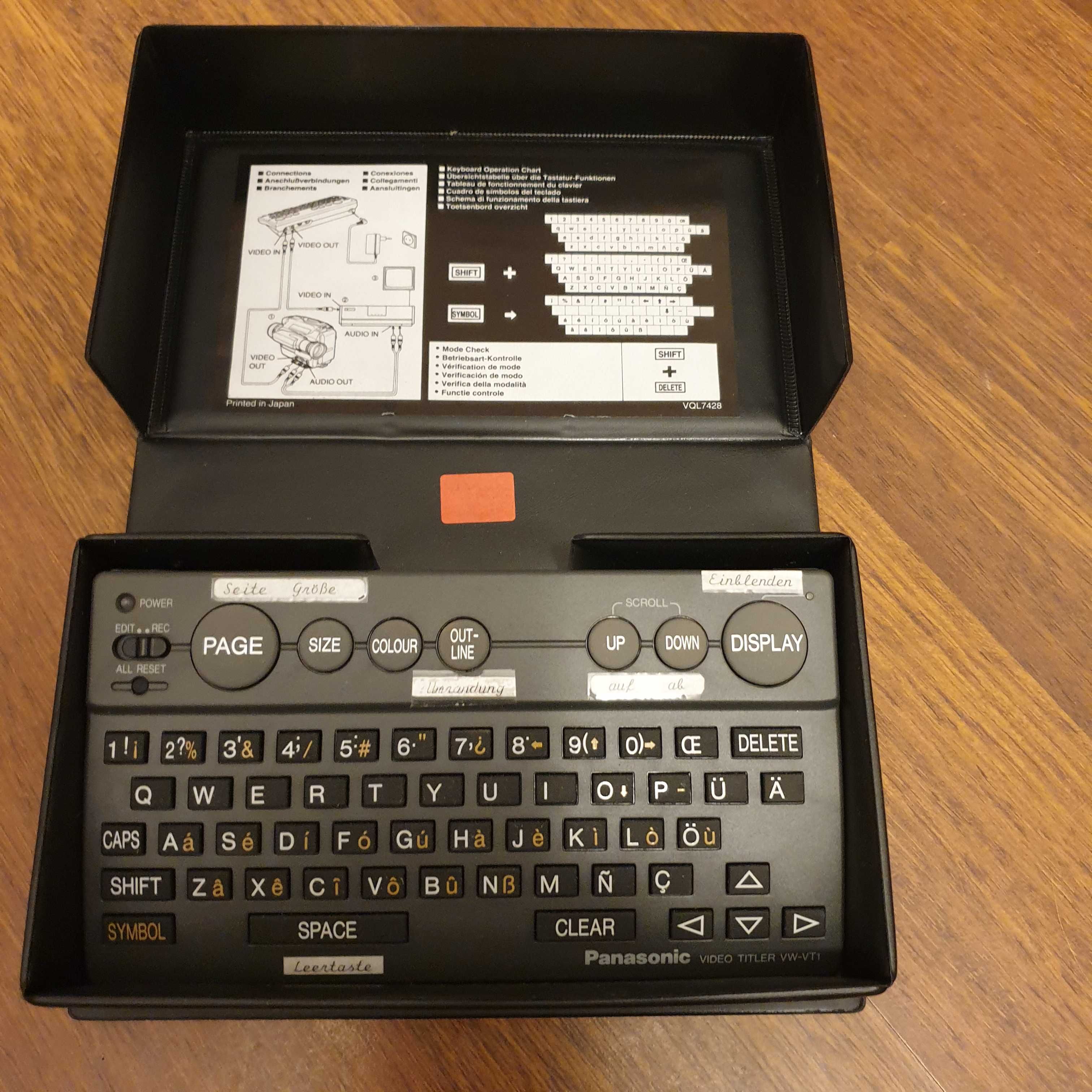 Panasonic generator znaków Video Titler VW-VT1