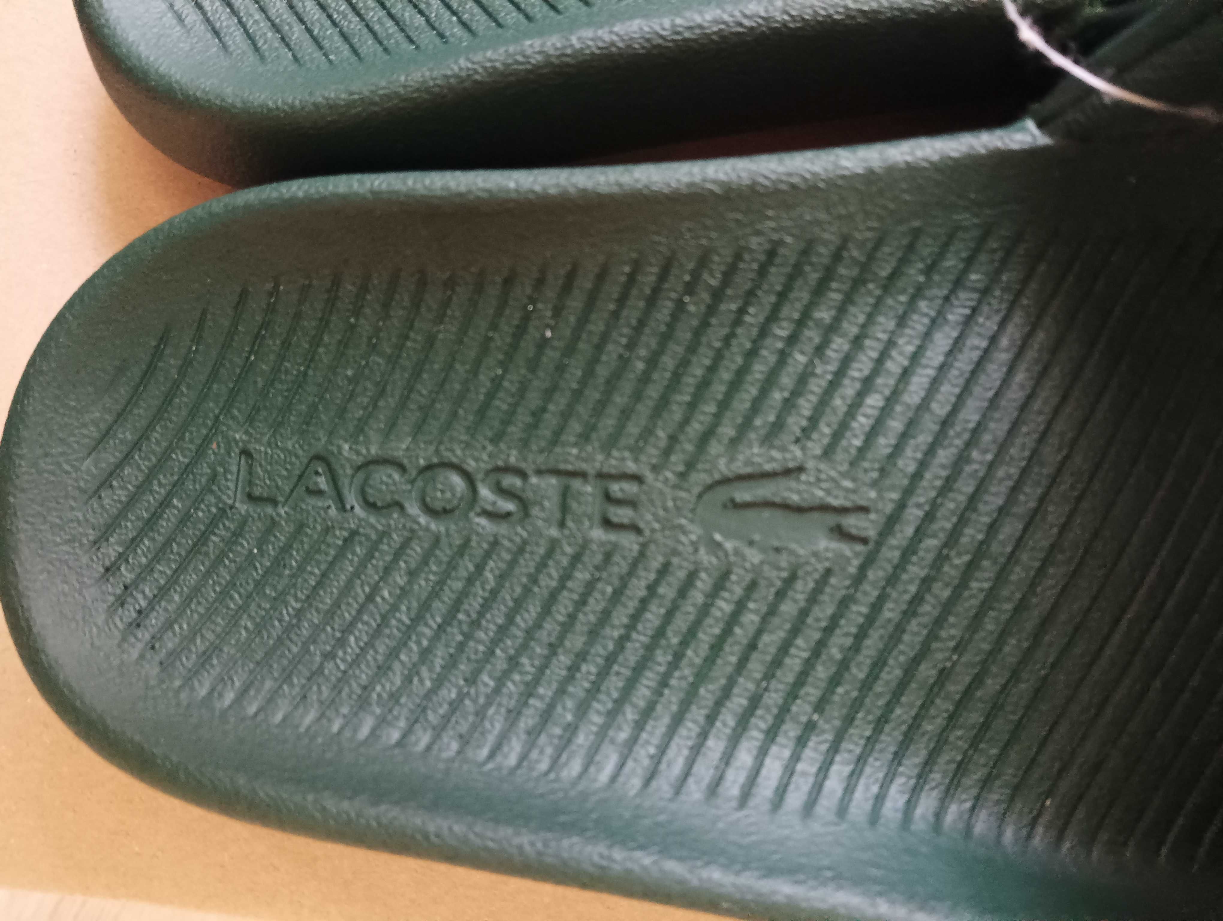 Nowe klapki damskie Lacoste r.38