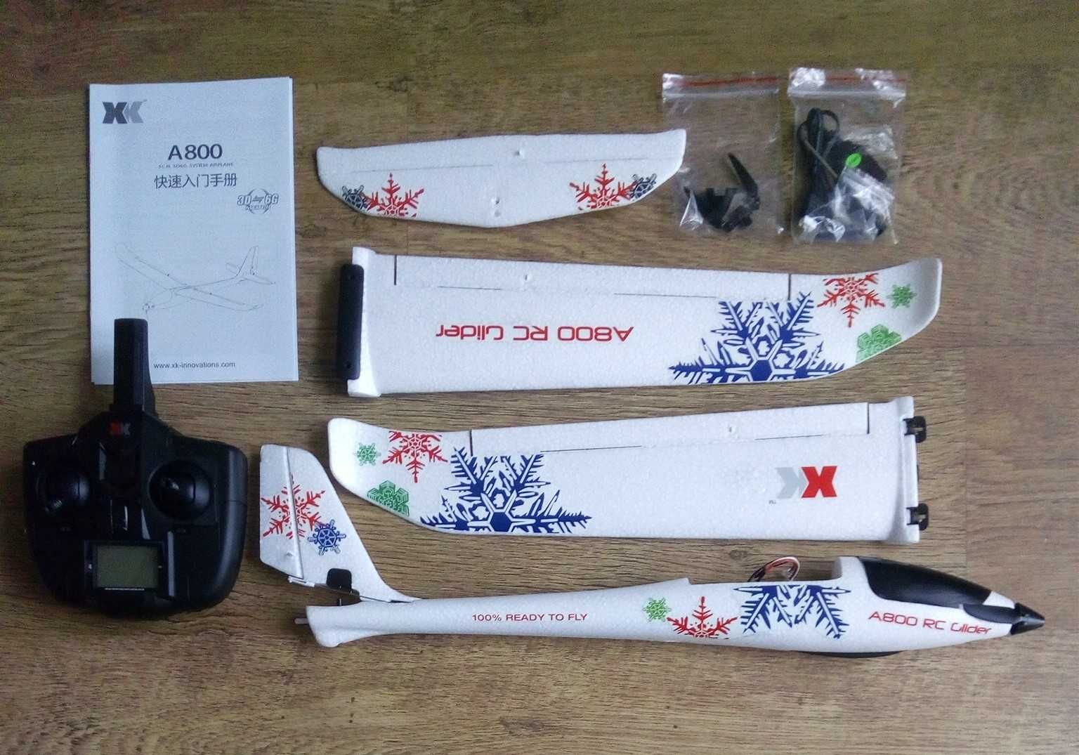 Szybowiec elektryczny RC A800 4 K żyro