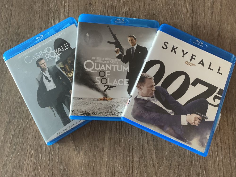 007 James Bond ( zestaw 3 filmów blu ray )