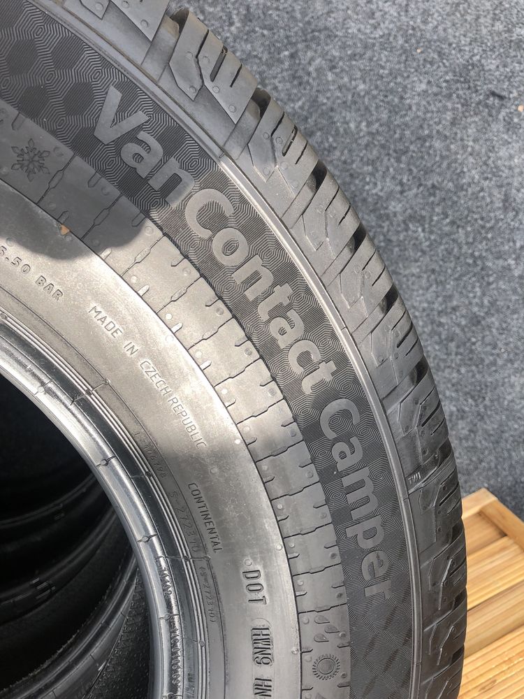 Nowe opony caloroczne continental 225/75/16 cp  camper