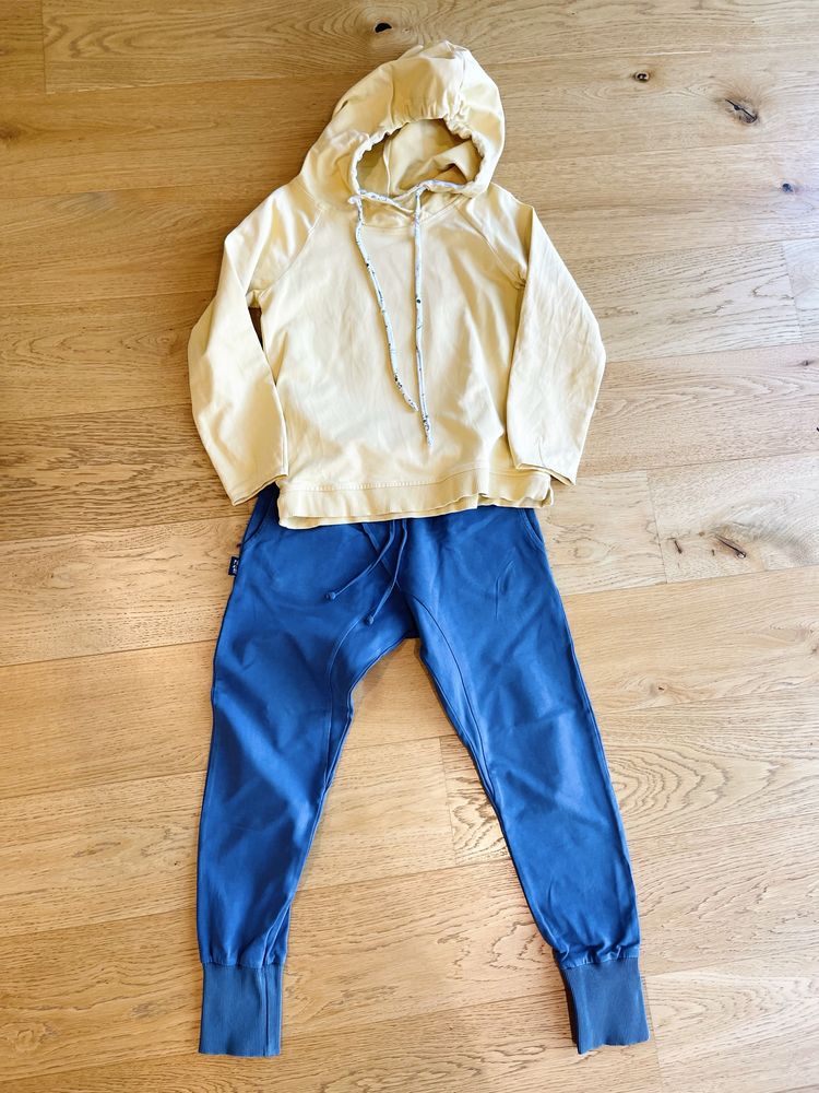 PIU DI ME I NEXT spodnie, bluza, koszule i bluzka stan idealny