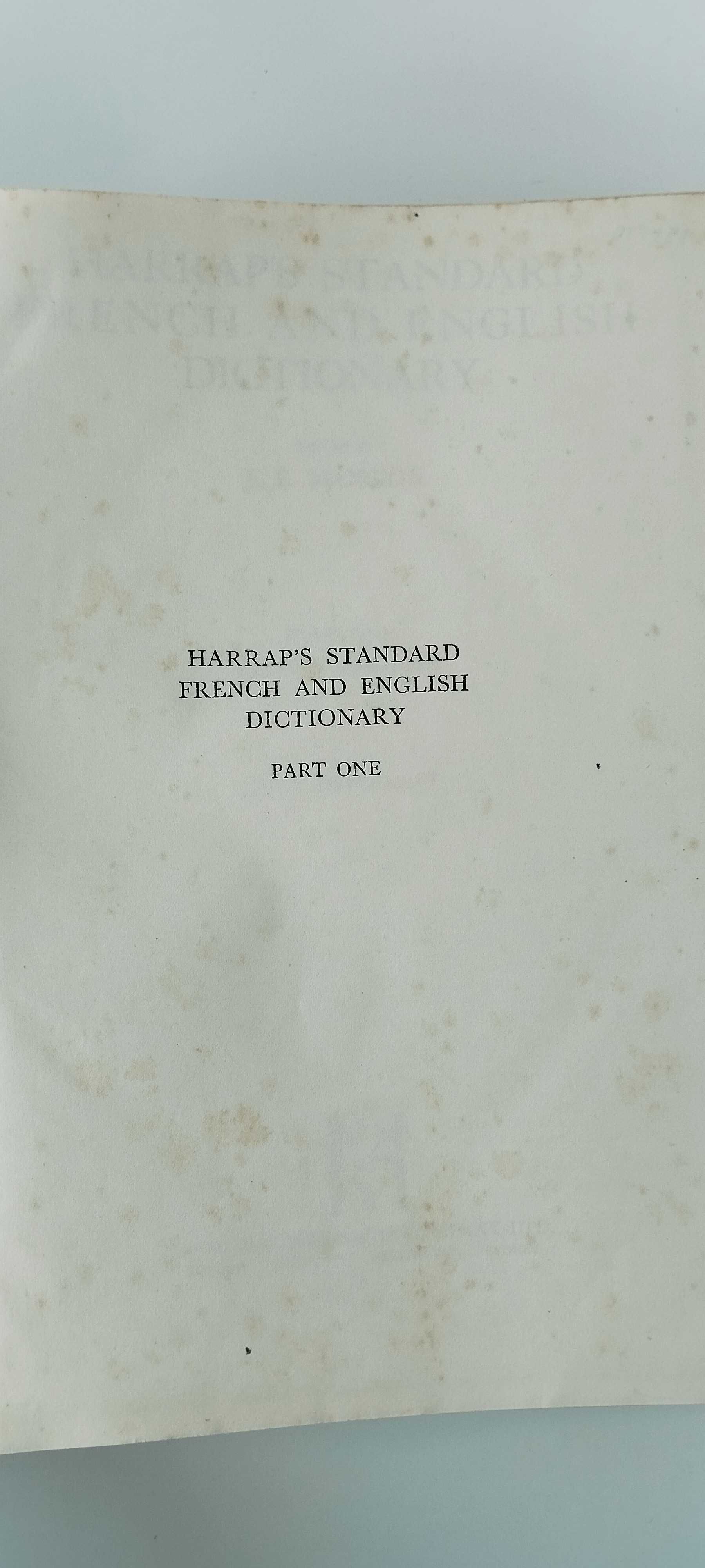 Harrap's Standard French and English Dictionary