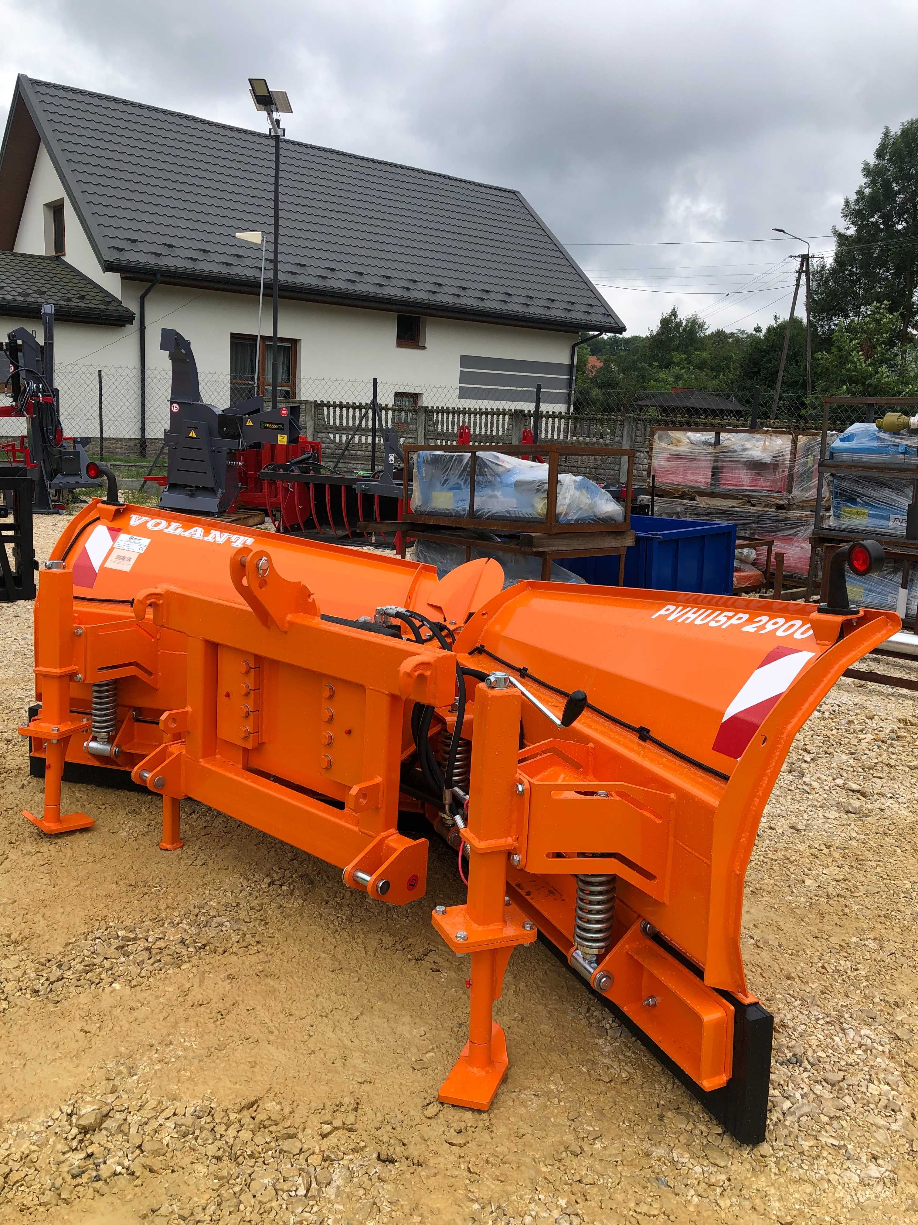 Nowy solidny pług do śniegu hydrauliczny VOLANT gwarancja